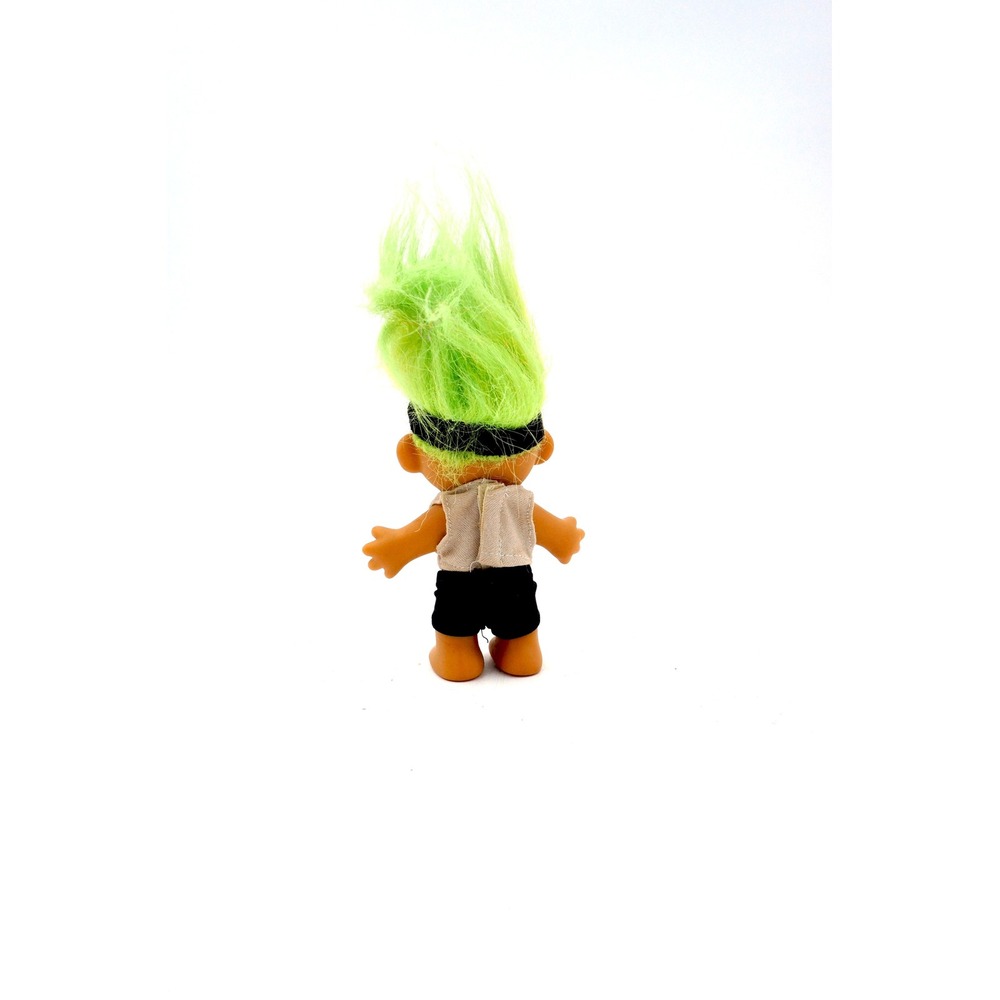 Vintage Troll Doll Gym Workout Outfit Green Hair Boy Figure Toy Collectible Gift - Picture 8 of 10